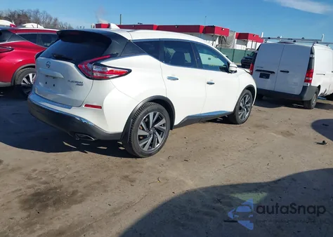 2018 Nissan Murano Platinum из США, поврежденный, VIN 5N1AZ2MH7JN176713